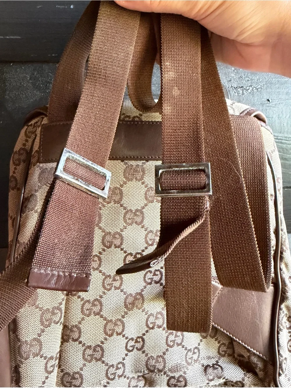 Gucci Canvas Backpack Vintage